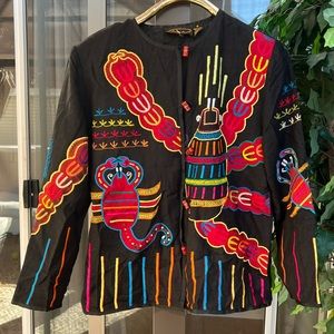 ⚫️ ALEX KU VINTAGE BLOUSE/ CARDIGAN/LIGHT STATEMENT JACKET